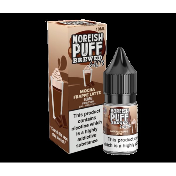 Moreish Puff Salts Brewed Mocha Frappe Latte Nic Salt 10ml