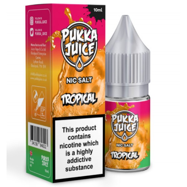 Pukka Juice Tropical Nic Salt 10ml