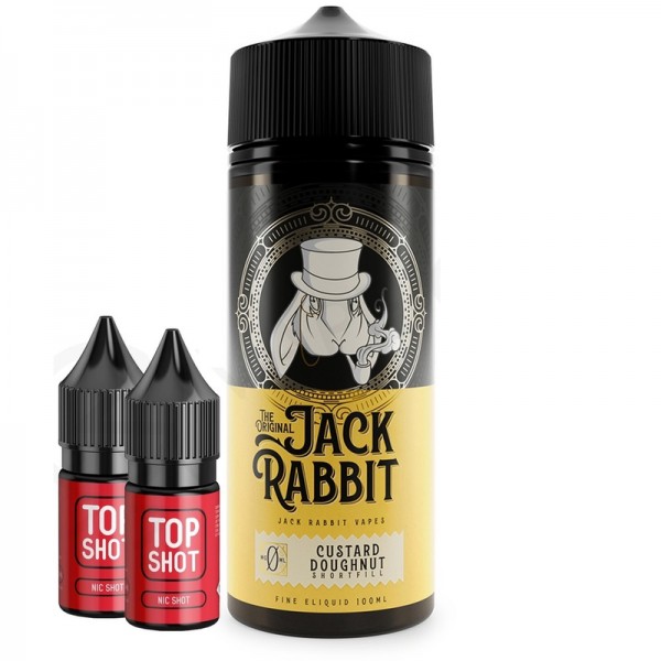 Jack Rabbit Custard Doughnut Shortfill 100ml