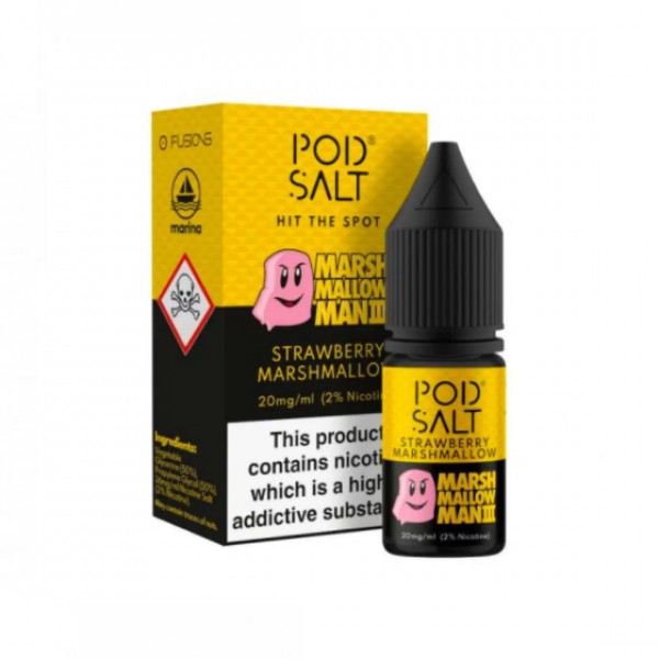 Pod Salt & Marina Marshmallow Man III Nic Salt 10ml