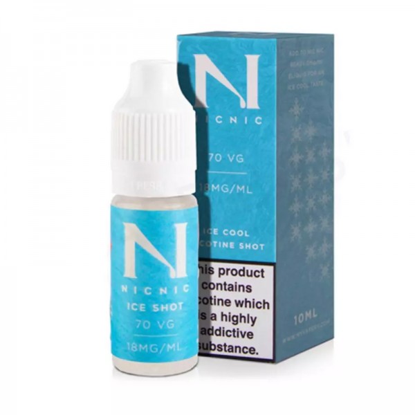 Nic Nic 70vg Ice Nic Shot 18mg 10ml