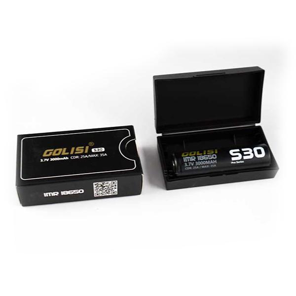 Golisi S30 18650s 3000mAh Li-ion Battery 2PCS