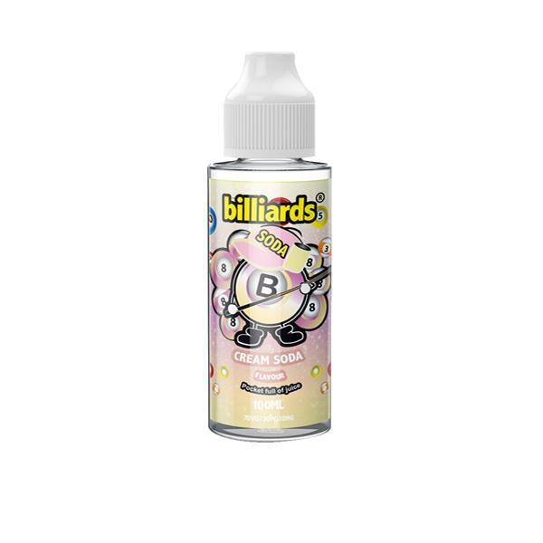 Billiards Soda Range 70VG/30PG Shortfill 100ml