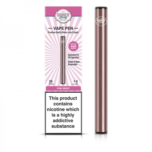 Dinner Lady Pink Berry Disposable Vape Pen